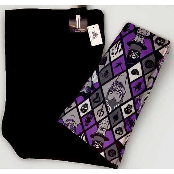 NEW Sz 3X Disney Parks Leggings Villain Maleficent Hades Ursula Halloween - Picture 7 of 8